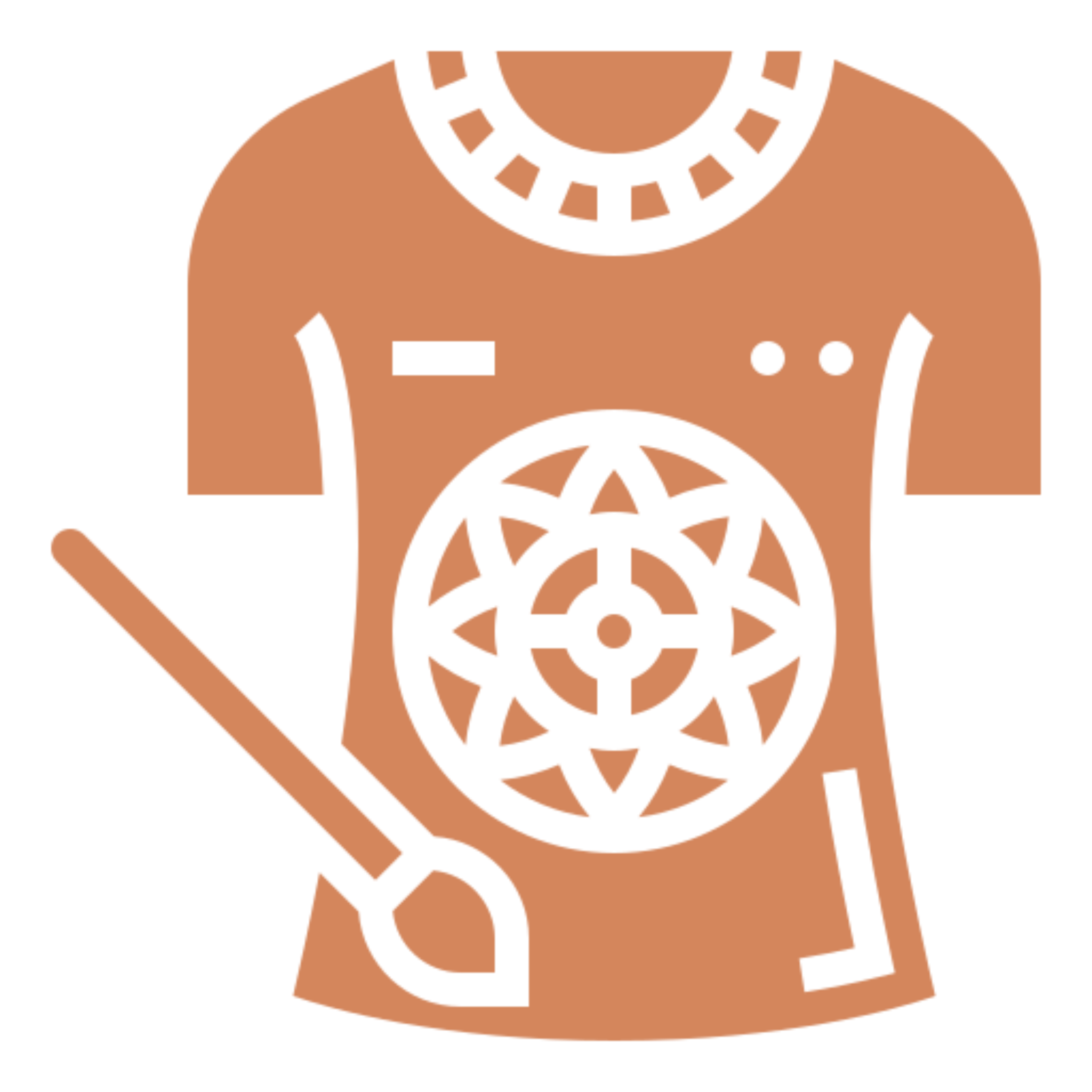 Artistic t-shirt illustration with paintbrush